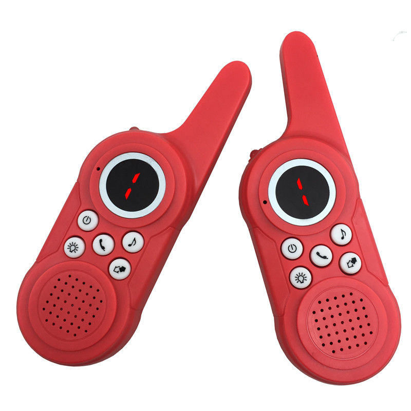 terme 3KM des talkies-walkies des enfants 0.5W long 2 canaux de la manière 3 avec la lampe-torche