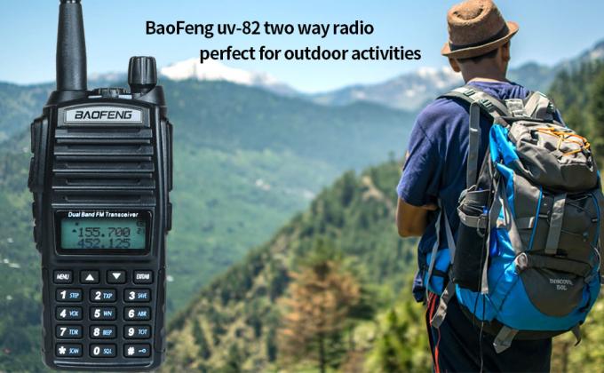 16 canaux UV82 réel Walkie Talkie BaoFeng UHF VHF radio de jambon 1